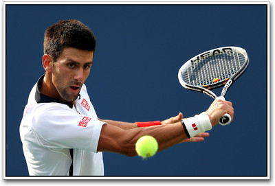 Novak Djokovic Photographic Paper(12 inch X 18 inch)