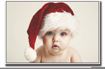 

Posterhouzz Cute Newborn baby with beautiful eyes Fine Art Print(12 inch X 18 inch, Rolled)