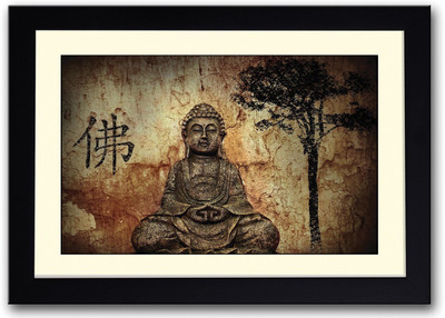 

Chinese + Buddha + Tree Fine Art Print(14 inch X 20 inch, Framed)