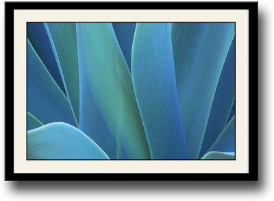 

Blue abstract design Fine Art Print(10 inch X 14 inch, Framed)