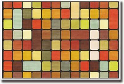 

Mosaic square texture Fine Art Print(12 inch X 18 inch, Rolled)