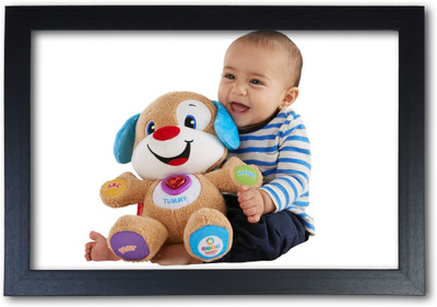 

Cute Baby with soft Toy Poster [Frame] Paper Print(14 inch X 20 inch, Streched)