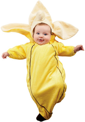 

Child's Love - Banana Baby Paper Print(18 inch X 12 inch, Streched)