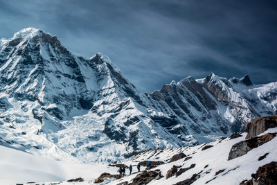 

Oshi - Beautiful Mountains Paper Print(12 inch X 18 inch, Stretched)