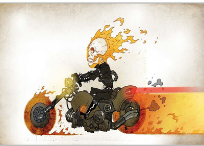 

Posterhouzz Amazing Ghost Rider Paper Print(12 inch X 18 inch, Rolled)