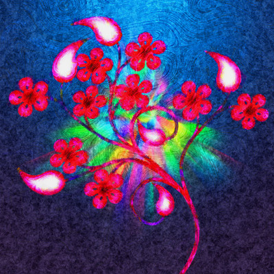 50% OFF on Floral designs 05 Canvas Art(40 inch X 40 inch)