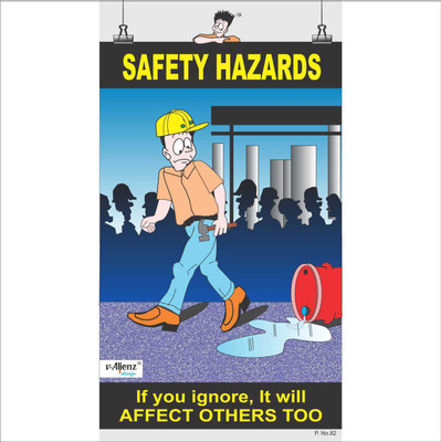 

Safety Poster-Safety Hazards Paper Print(26 inch X 14.22 inch, Rolled)