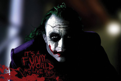 TMS Joker- Its Funny Paper Print(12 inch X 18 inch, Rolled)