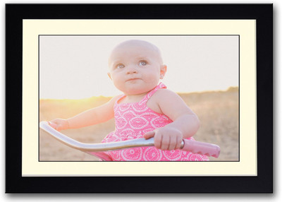 

Baby On A Bicycle Fine Art Print(14 inch X 20 inch, Framed)