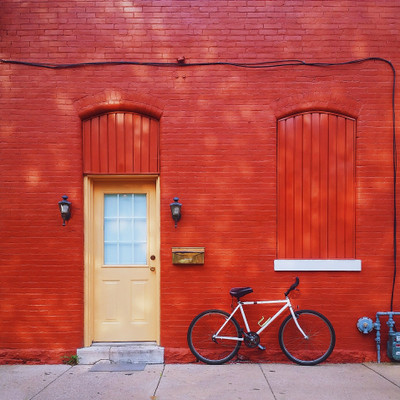 

Tallenge Christmas Collection - Red Wall - Framed Photo Print For Gifting And Home And Office Décor On Photographic Paper(12 inch X 12 inch, Framed)