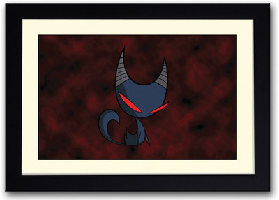 

Cat With Red Eyes Fine Art Print(14 inch X 20 inch, Framed)