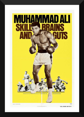 

Poster - Muhammad Ali - Skill Brains And Guts - Premium Quality A3 Size Framed Poster Paper Print(17 inch X 12 inch, Framed)