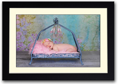 

Baby Sleeping Cutely In Swing Fine Art Print(14 inch X 20 inch, Framed)