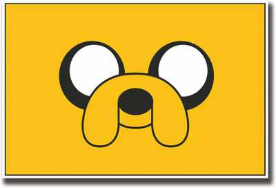 

Yellow dog cartoon Fine Art Print(12 inch X 18 inch, Rolled)