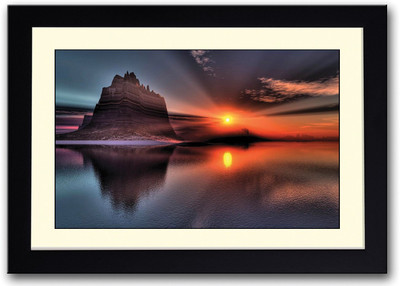 

Sand Hill During Sunset Fine Art Print(14 inch X 20 inch, Framed)