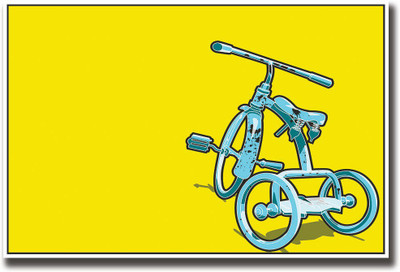 

Artistic tri cycle Fine Art Print(12 inch X 18 inch, Rolled)