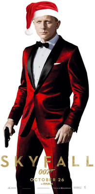 

James Bond Christmas - Medium Size Ready To Frame Rolled Digital Art Print On Photographic Paper(18 inch X 18 inch, Rolled)