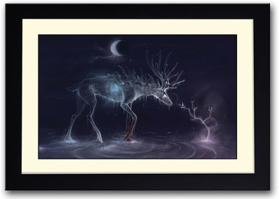 

Reindeer Made Of Water Fine Art Print(14 inch X 20 inch, Framed)