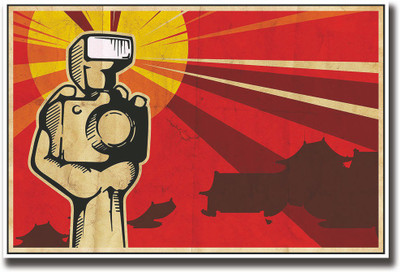 

Sun and Camera Digital Art Fine Art Print(12 inch X 18 inch, Rolled)