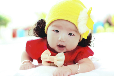 

Child's Love - Cute baby (63) Paper Print(12 inch X 18 inch, Stretched)