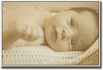 

Vintage pic of cute baby Fine Art Print(12 inch X 18 inch, Rolled)