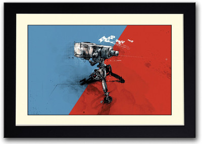 

Automatic Artistic Gun Fine Art Print(14 inch X 20 inch, Framed)