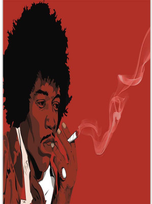 

Posterhouzz Smoking Gangster Paper Print(18 inch X 12 inch, Rolled)