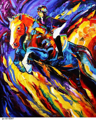 

Posterhouzz Poster -Jumping Horse 49 Fine Art Print(18 inch X 12 inch, Rolled)