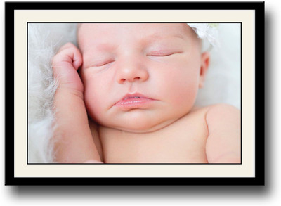 

Baby face looking cute Fine Art Print(10 inch X 14 inch, Framed)