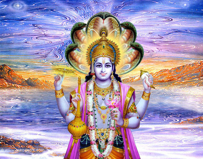 

Lord Vishnu Beautiful Poster Paper Print(12 inch X 18 inch, Rolled)