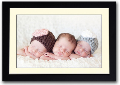 

Three Cute Baby Faces Fine Art Print(14 inch X 20 inch, Framed)