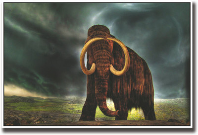 

Mammoth animal artwork Fine Art Print(12 inch X 18 inch, Rolled)