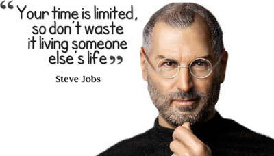 

Oshi - Steve Jobs Motivational Quote (1) Paper Print(12 inch X 18 inch, Stretched)