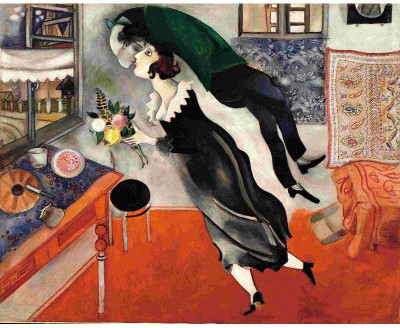 

Tallenge Modern Masters Collection - Birthday By Marc Chagall - A3 Size Premium Quality Rolled Poster Paper Print(16.5 inch X 11.7 inch, Rolled)