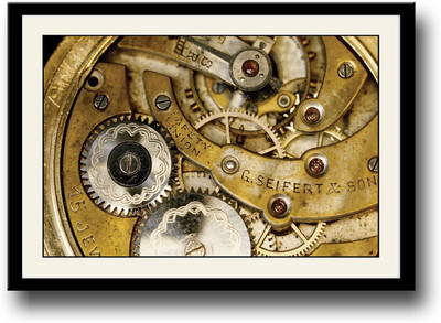 

Watch Mechanism Fine Art Print(10 inch X 14 inch, Framed)