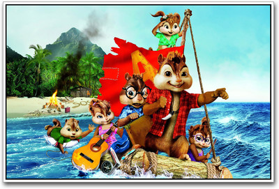 

Alvin and the Chipmunks sailing Paper Print(12 inch X 18 inch)