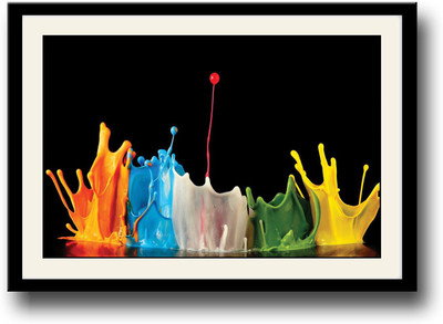 

Explosion of Colors Fine Art Print(10 inch X 14 inch, Framed)