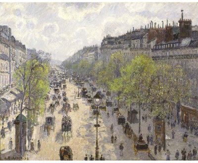 

Tallenge Modern Masters Collection - Boulevard Montmartre, Spring by Camille Pissarro - A3 Size Premium Quality Rolled Poster Paper Print(16.5 inch X 11.7 inch, Rolled)