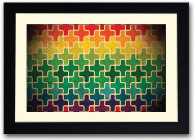 

Coloured Puzzle Fine Art Print(14 inch X 20 inch, Framed)