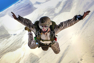 

Oshi - Skydiving Paper Print(12 inch X 18 inch, Stretched)