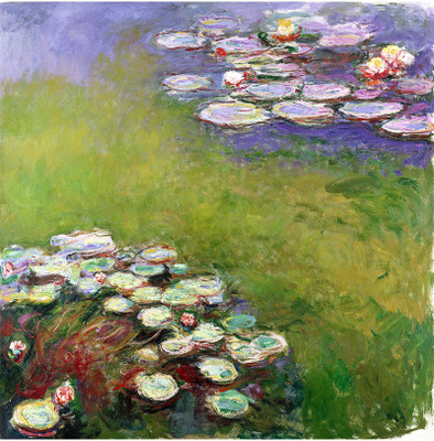 

Old Masters Collection - Nympheas By Claude Monet - Ready To Frame Framed Digital Art Print On Photographic Paper(18 inch X 18 inch, Rolled)