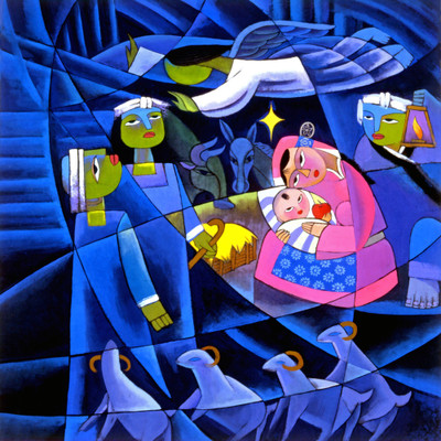 

Tallenge - Christmas Art - Nativity Painting - Unframed Rolled A3 Size Poster Paper Print(16.5 inch X 11.6 inch, Rolled)
