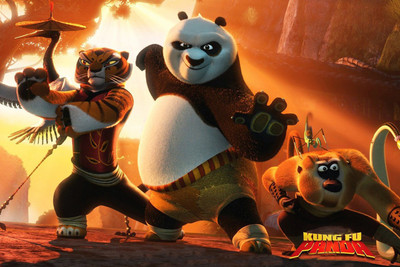 

Kung Fu Panda Cartoon Poster Paper Print(12 inch X 18 inch, Rolled)