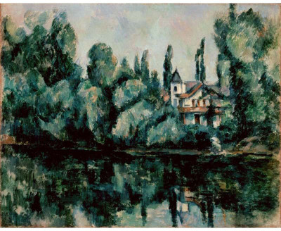 

Modern Masters Collection - The Banks of the Marne by Paul Cézanne - Medium Size Ready To Frame Rolled Digital Art Print On Photographic Paper(24 inch X 18 inch, Rolled)