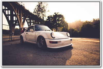 

Vintage white porche Paper Print(12 inch X 18 inch)