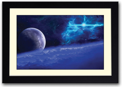 

Blue Cosmos Fine Art Print(14 inch X 20 inch, Framed)