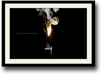 

Motivation Fine Art Print(10 inch X 14 inch, Framed)