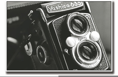 

Posterhouzz Vintage Yashica camera Fine Art Print(12 inch X 18 inch, Rolled)