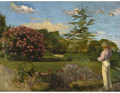 

Old Masters Collection - The Little Gardener by Frédéric Bazille - Medium Size Ready To Frame Rolled Digital Art Print On Photographic Paper(24 inch X 18 inch, Rolled)