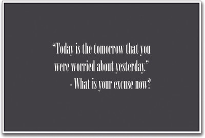 

Today Vs Tomorrow Paper Print(12 inch X 18 inch)